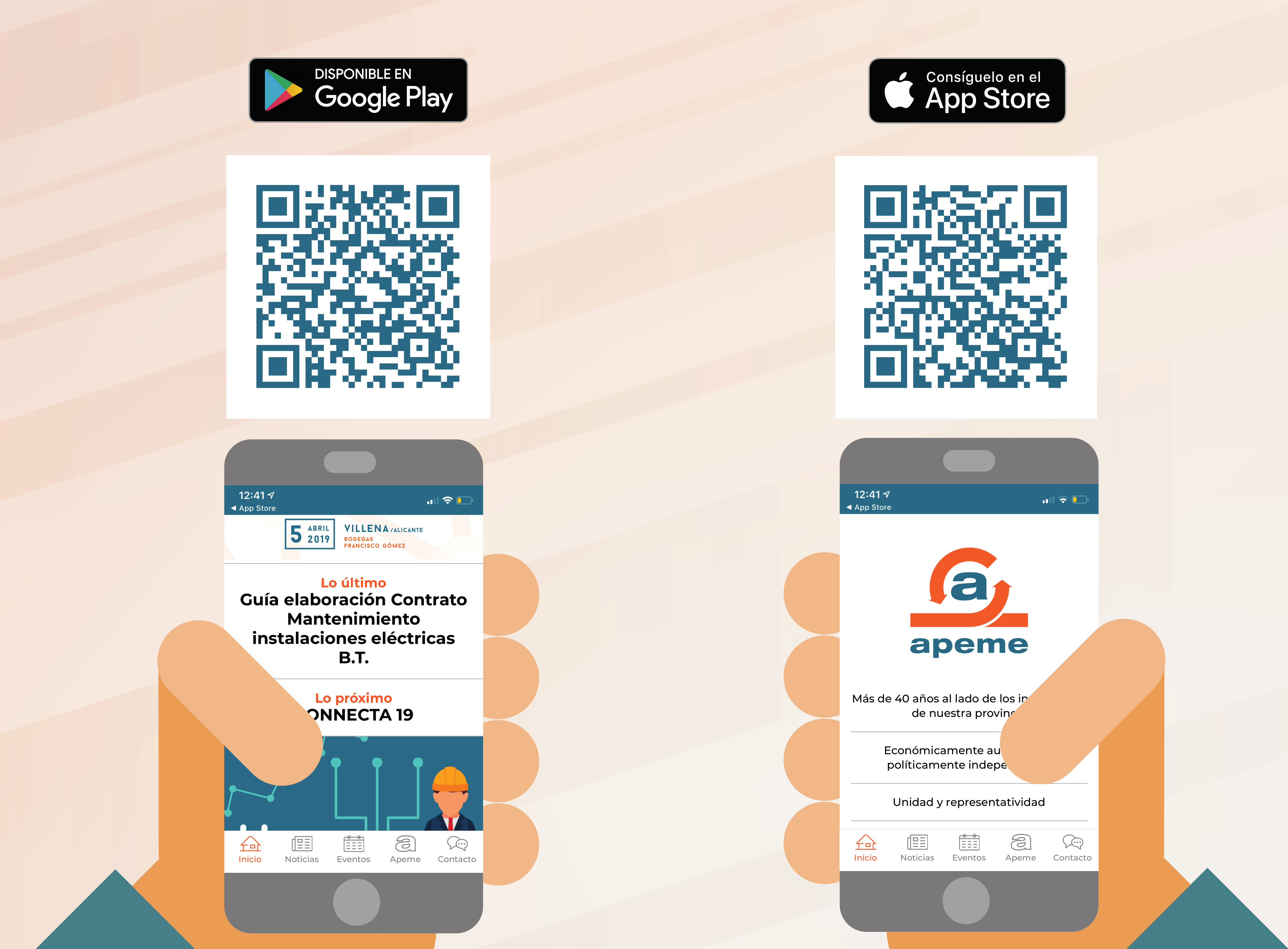Descarga la APP móvil de APEME