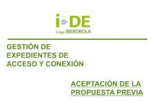 Comunicado i-DE: Aceptación Propuesta Previa en GEA