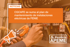 El CGCAFE apuesta por la seguridad en las viviendas sumándose al plan de mantenimiento de las instalaciones eléctricas de los edificios promovido por FENIE