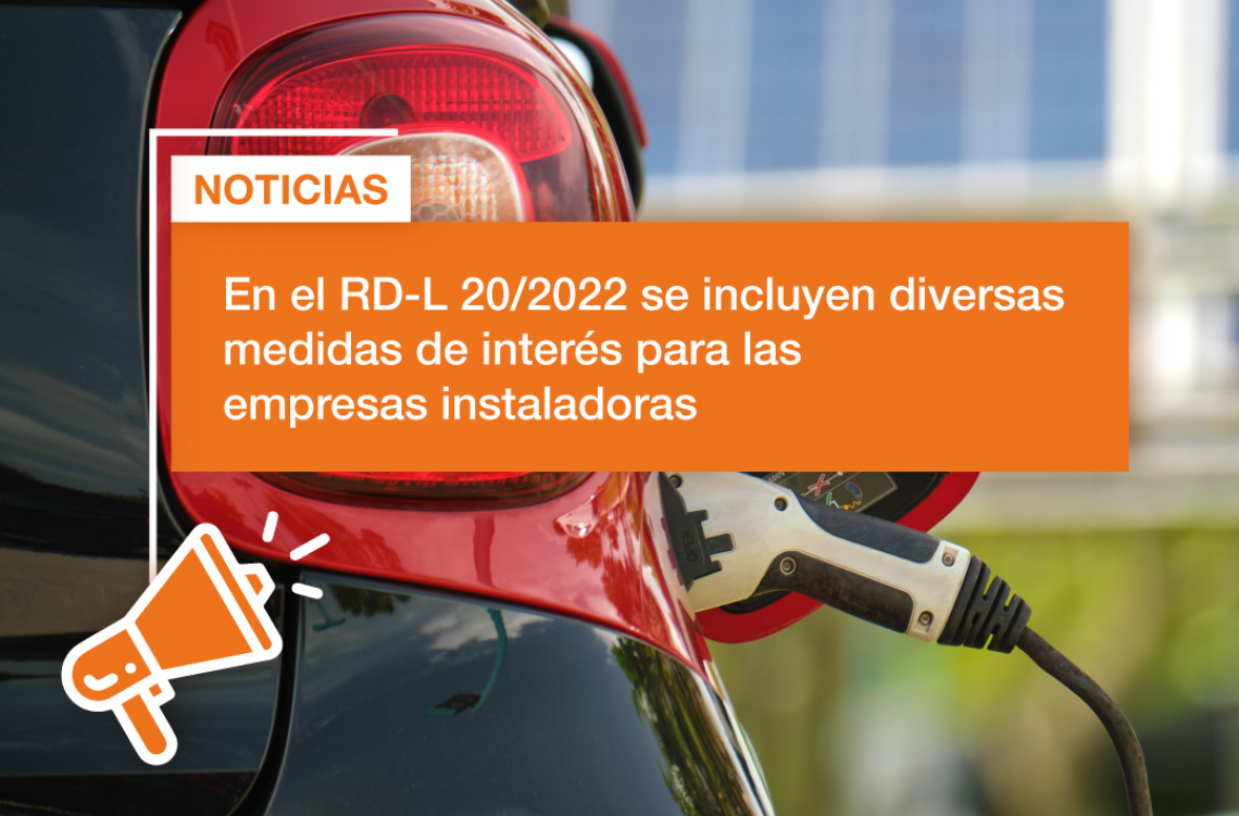 Real Decreto-ley 20/2022 con medidas de ámbito energético