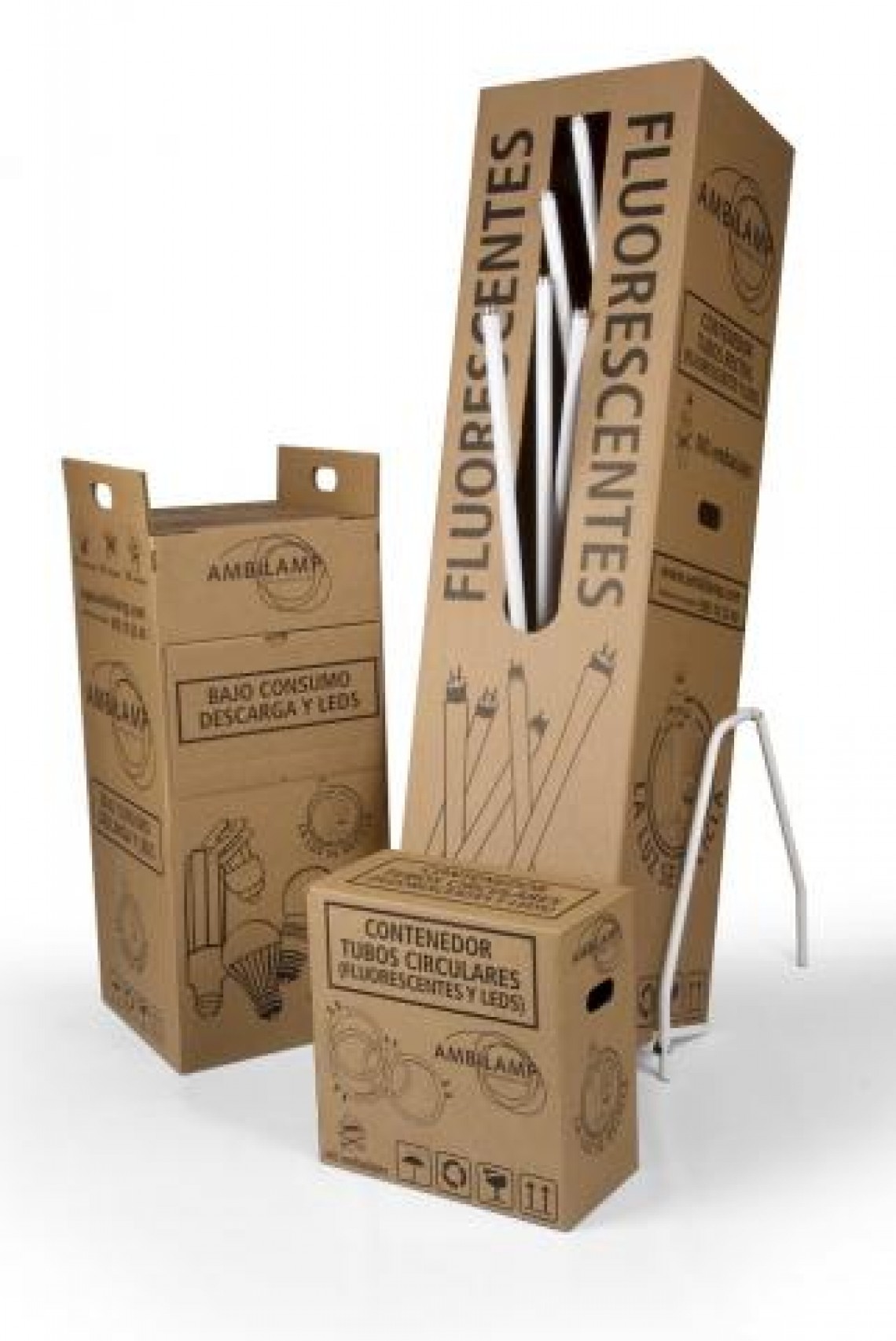 Contenedor reciclaje lámparas Ambilamp Contenedor reciclaje lámparas Ambilamp
