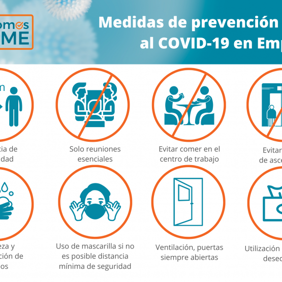 Cartel medidas preventivas COVID-19 para tu empresa
