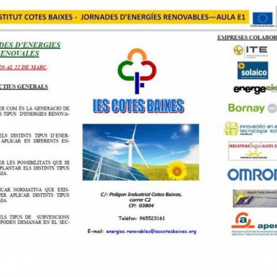 Jornades Energies Renovables