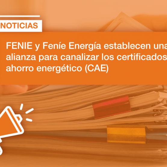 Fenie y Feníe Energía estabblecen una alianza para canalizar los CAES del colectivo de empresas instaladoras