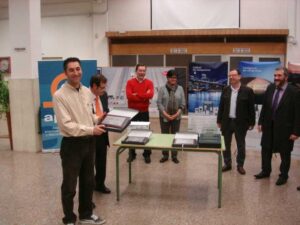 Entrega de placa al IES Cavanilles