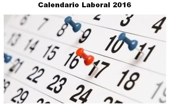 Calendario Laboral 2016