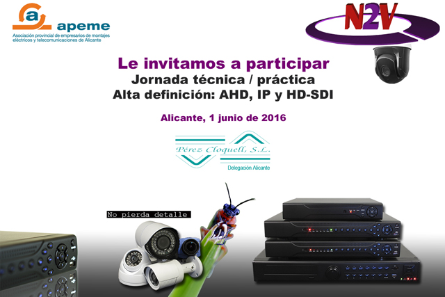 Invitación Taller sistemas videovigilancia