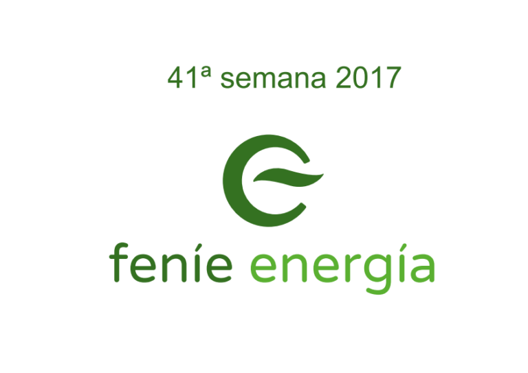 Feníe Energía Informa 41ª semana 2017