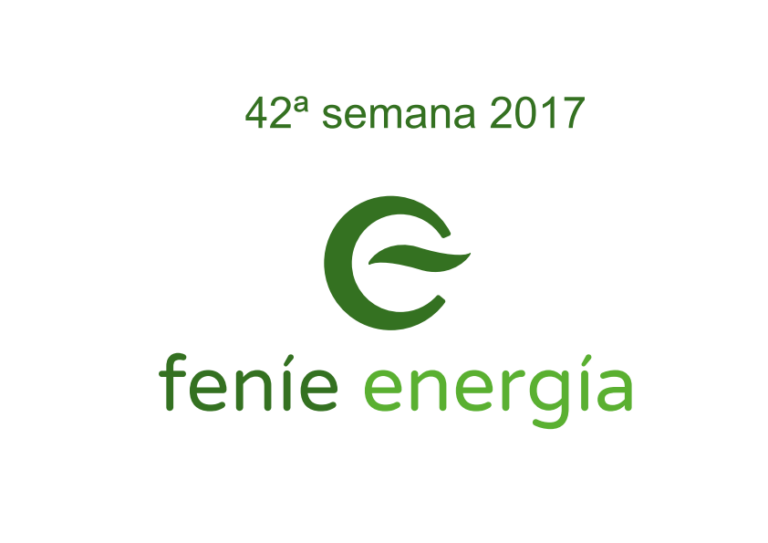 Feníe Energía Informa 42ª semana 2017