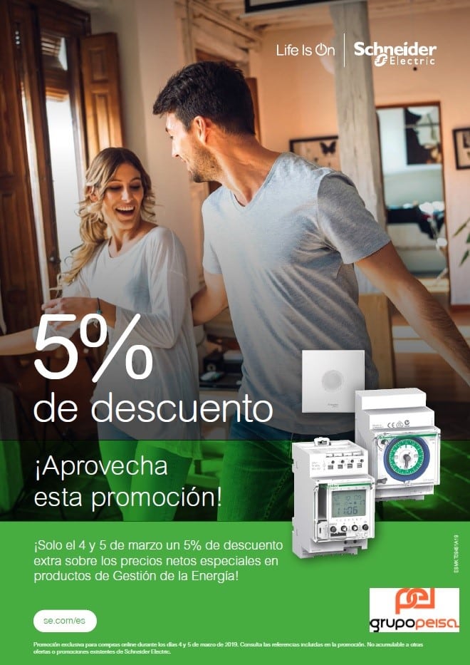 Promoción de Grupo Peisa y Schneider