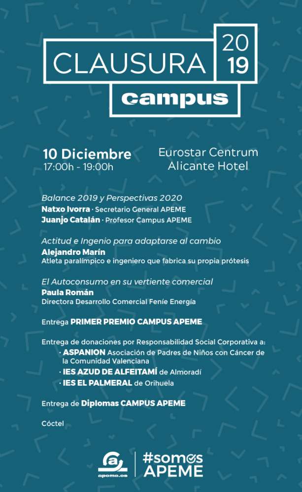 Programa Clausura Campus APEME 2019