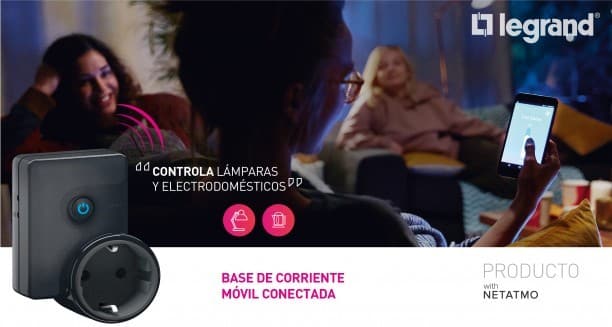 Legrand presenta la nueva base de corriente móvil conectada
