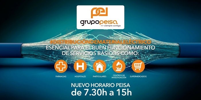 Cambio horario Grupo Peisa