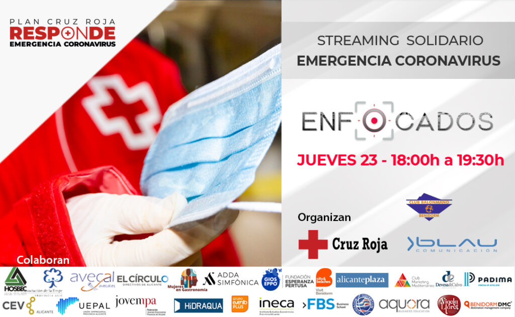 Streaming solidario Cruz Roja COVID19