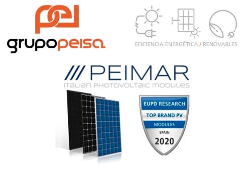 PEIMAR galardonada con el premio Top Brand PV 2020