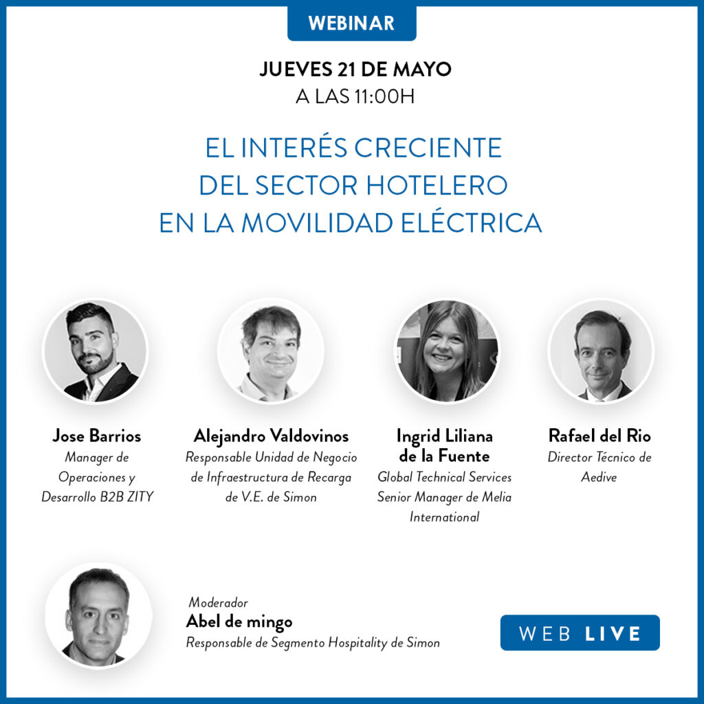 Webinar Coche eléctrico en sector hotelero con Simon