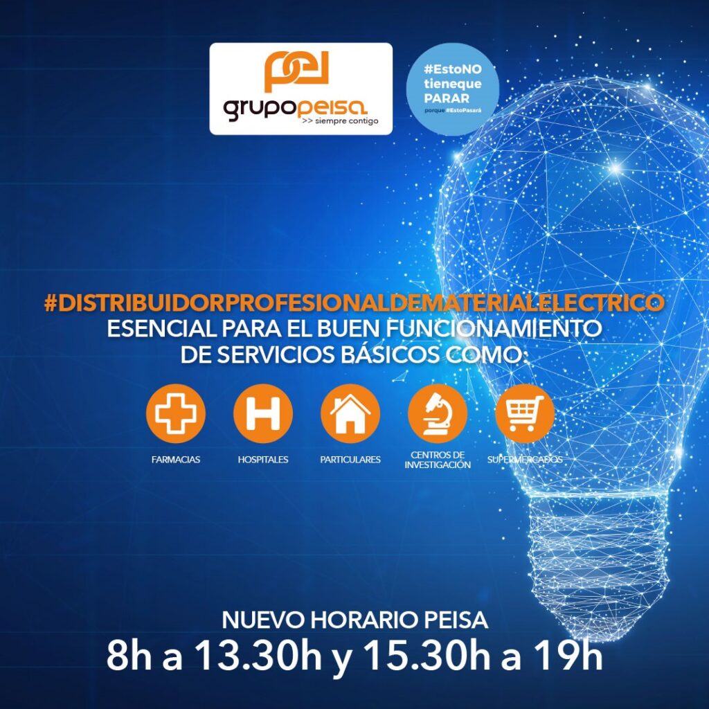 Grupo Peisa Nuevo horario a partir del lunes 18 de mayo en todos nuestros centros