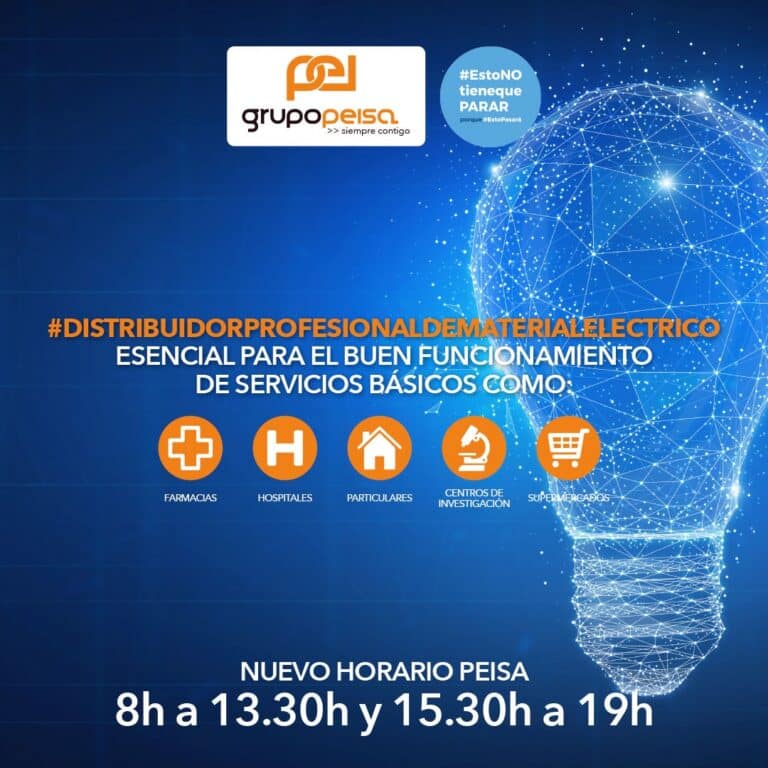 Grupo Peisa Nuevo horario a partir del lunes 18 de mayo en todos nuestros centros