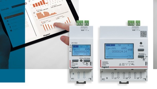 Legrand potencia el ahorro sostenible con la gama de contadores de energía inteligentes EMDX³