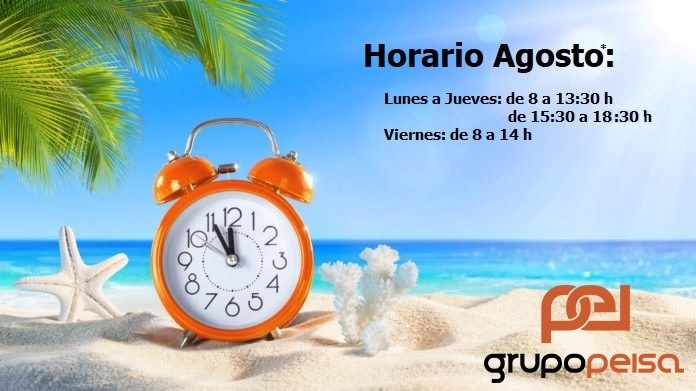 Te esperamos en agosto para lo que necesites