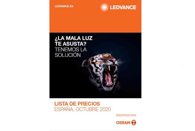 Nueva actualización de la Lista de Precios para el canal profesional de LEDVANCE
