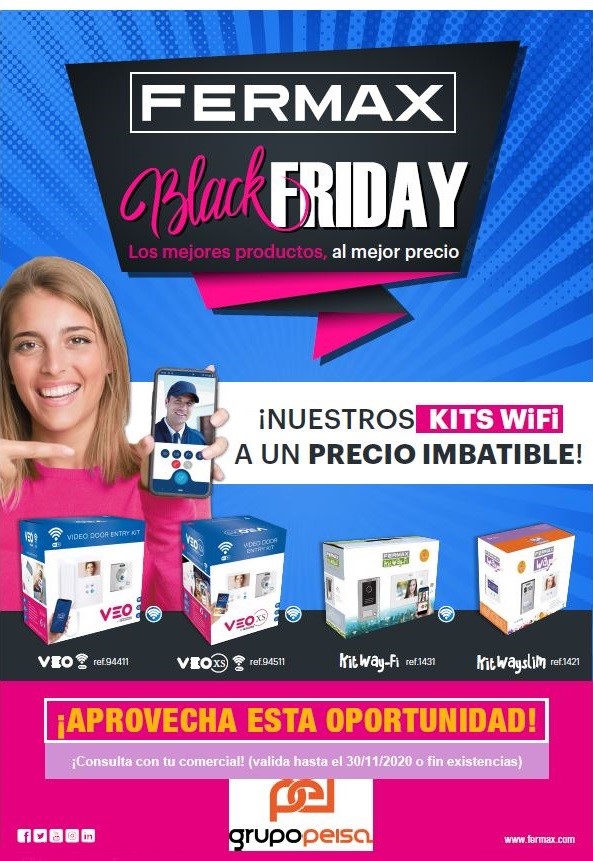 Precios imbatibles con Grupo Peisa y Fermax ¡Aprovecha el Black Friday!