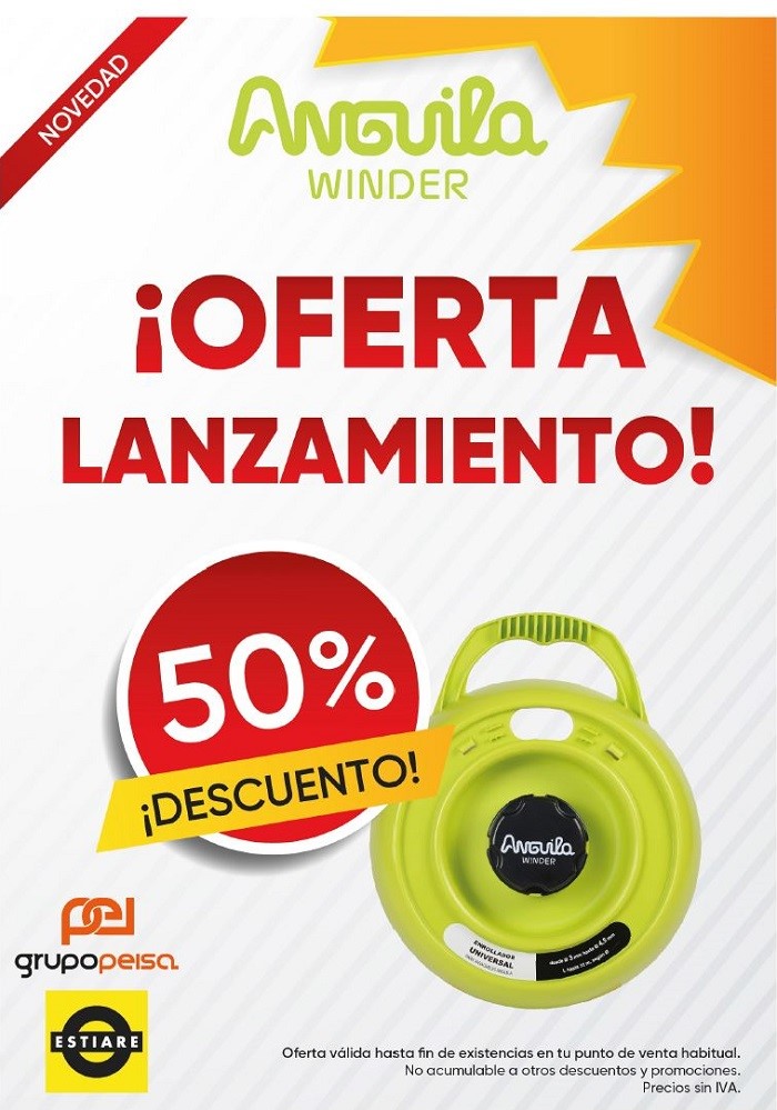 50% de descuento en el lanzamiento de Anguila Winder