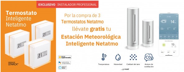 Legrand premia de nuevo al instalador con una estación meteorológica inteligente Netatmo