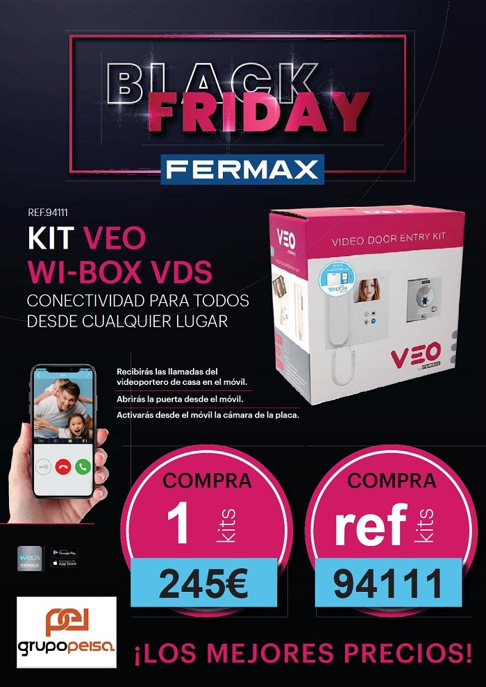 Precios imbatibles con Grupo Peisa y Fermax ¡Aprovecha el Black Friday!