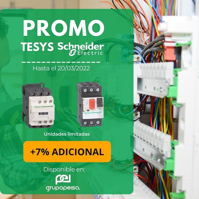 Con Grupo Peisa y Schneider Electric, consigue un 7% de descuento adicional