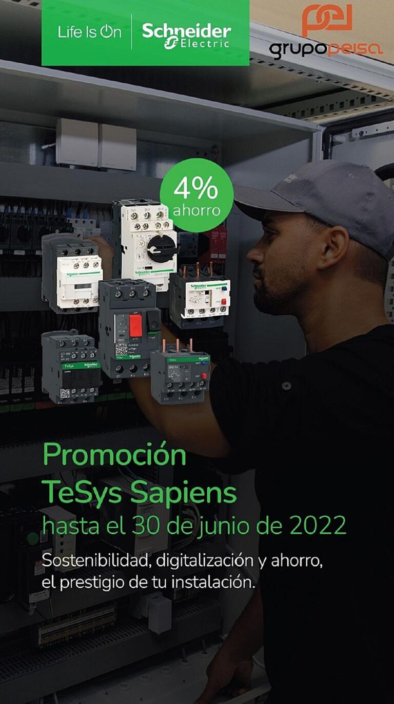 Ahorra un 4% con Grupo Peisa y Schneider Electric