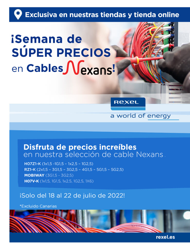 ¡Semana de súper precios en cable! - Rexel y Nexans