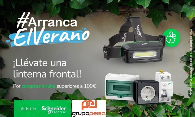 Con Grupo Peisa y Schneider Electric consigue una linterna frontal