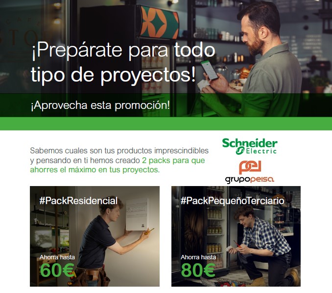 Grupo Peisa y Schneider Electric te ayudamos a ahorrar