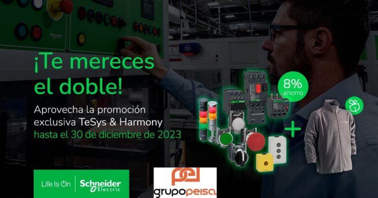 Ahorra un 8% con Grupo Peisa y Schneider Electric