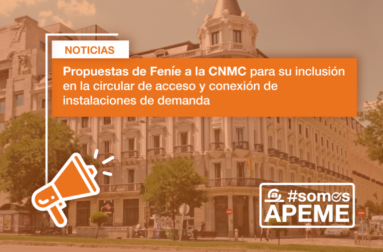 Propuestas a la CNMC para su inclusión en Circular de Acceso y Conexión de Instalaciones de Demanda