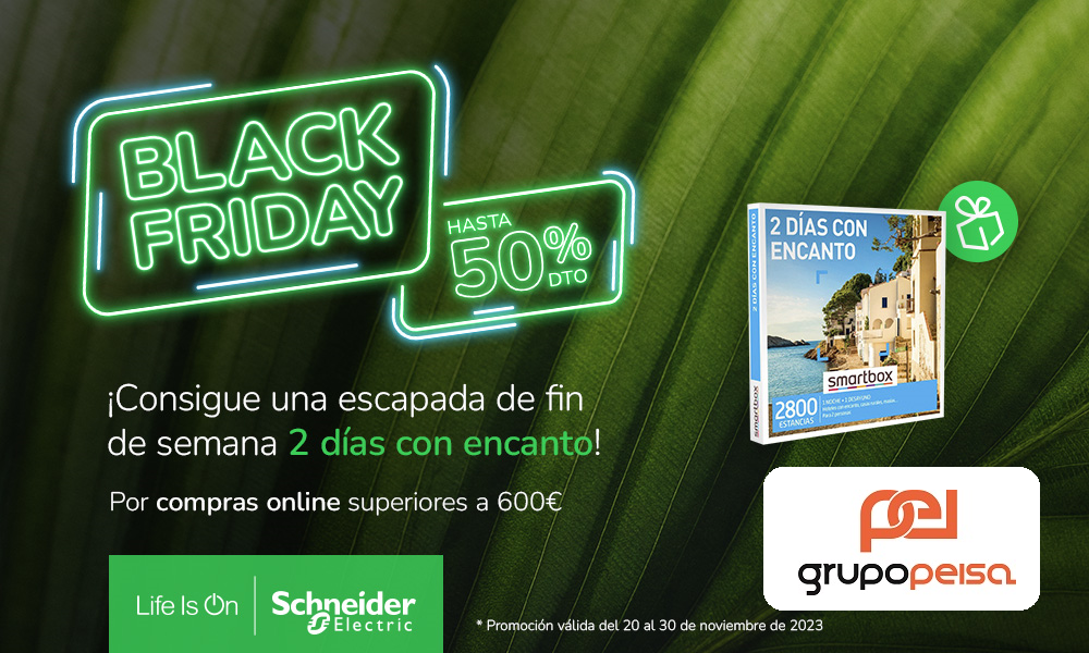 Consigue tu descuento adicional con Grupo Peisa y Schneider