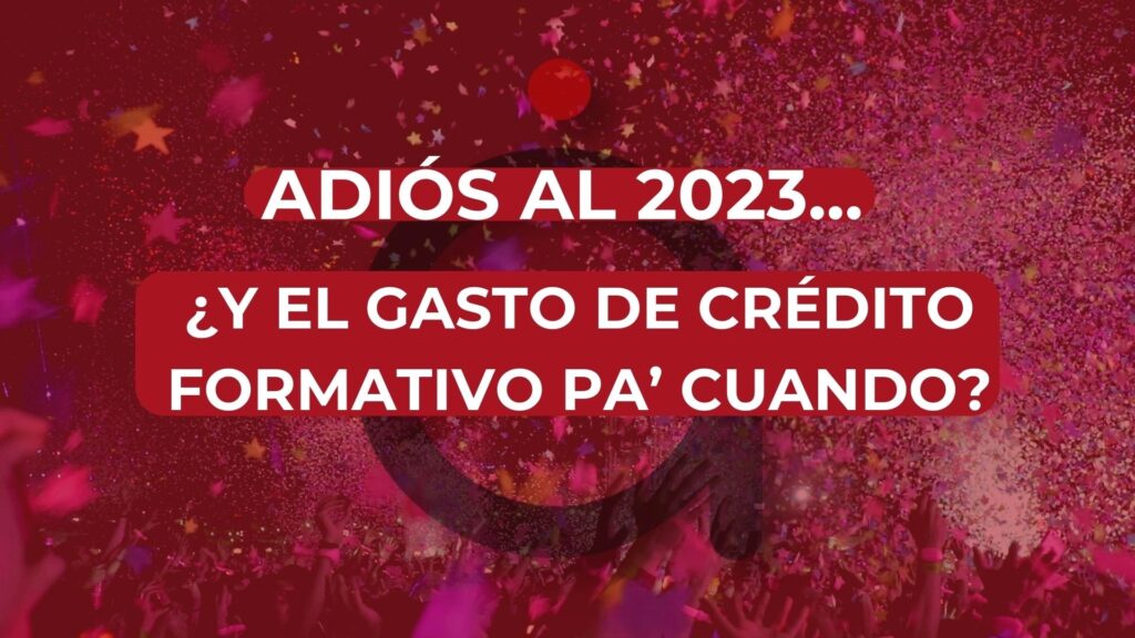 En qué te has gastado tu crédito formativo este 2023