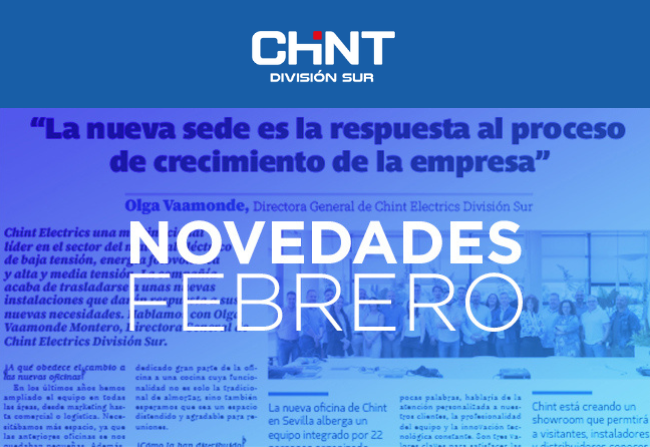 Fiebre de novedades en febrero CHINT ELECTRICS