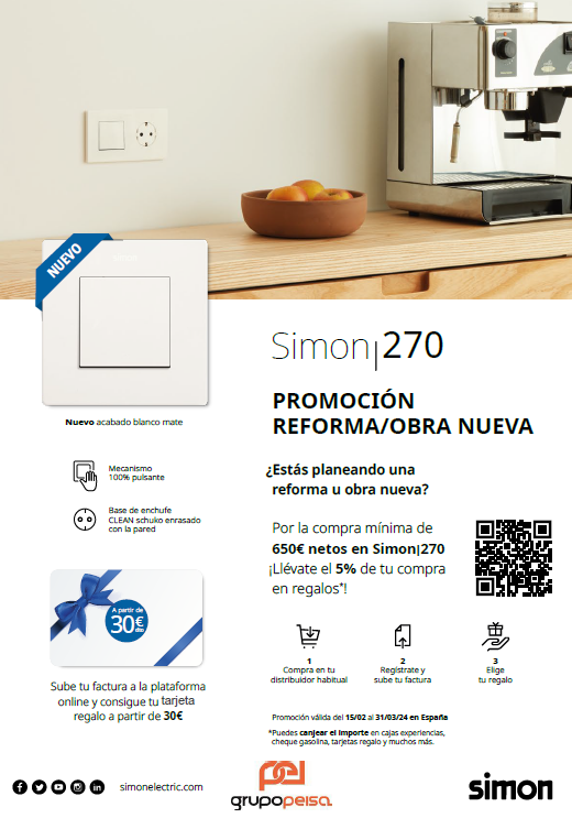 Con Grupo Peisa y Simon, ¡consigue regalos por tu compra!