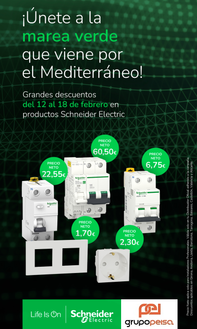 Precios especiales con Grupo Peisa y Schneider Electric