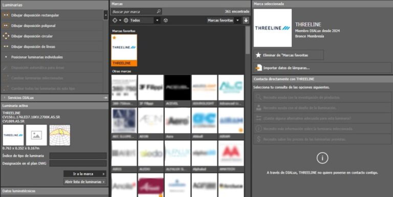 THREELINE y DIALUX