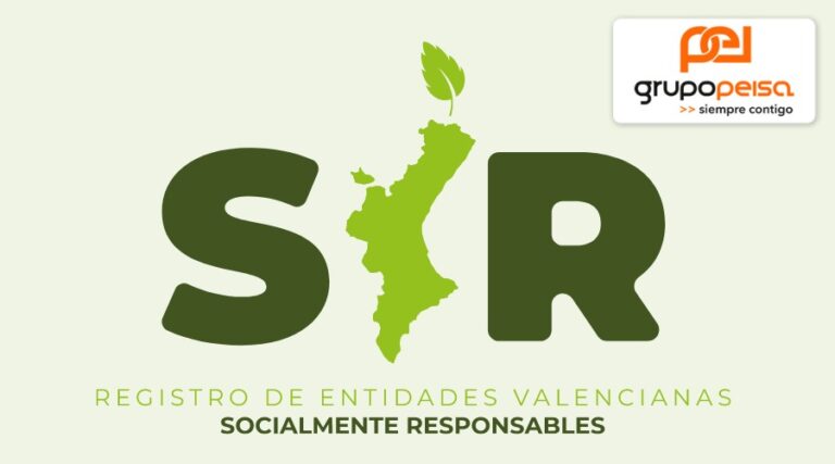 Grupo Peisa obtiene la calificación de entidad socialmente responsable (EVSR)