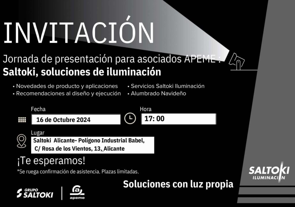 invitacion_evento_saltoki_iluminacion_alicante