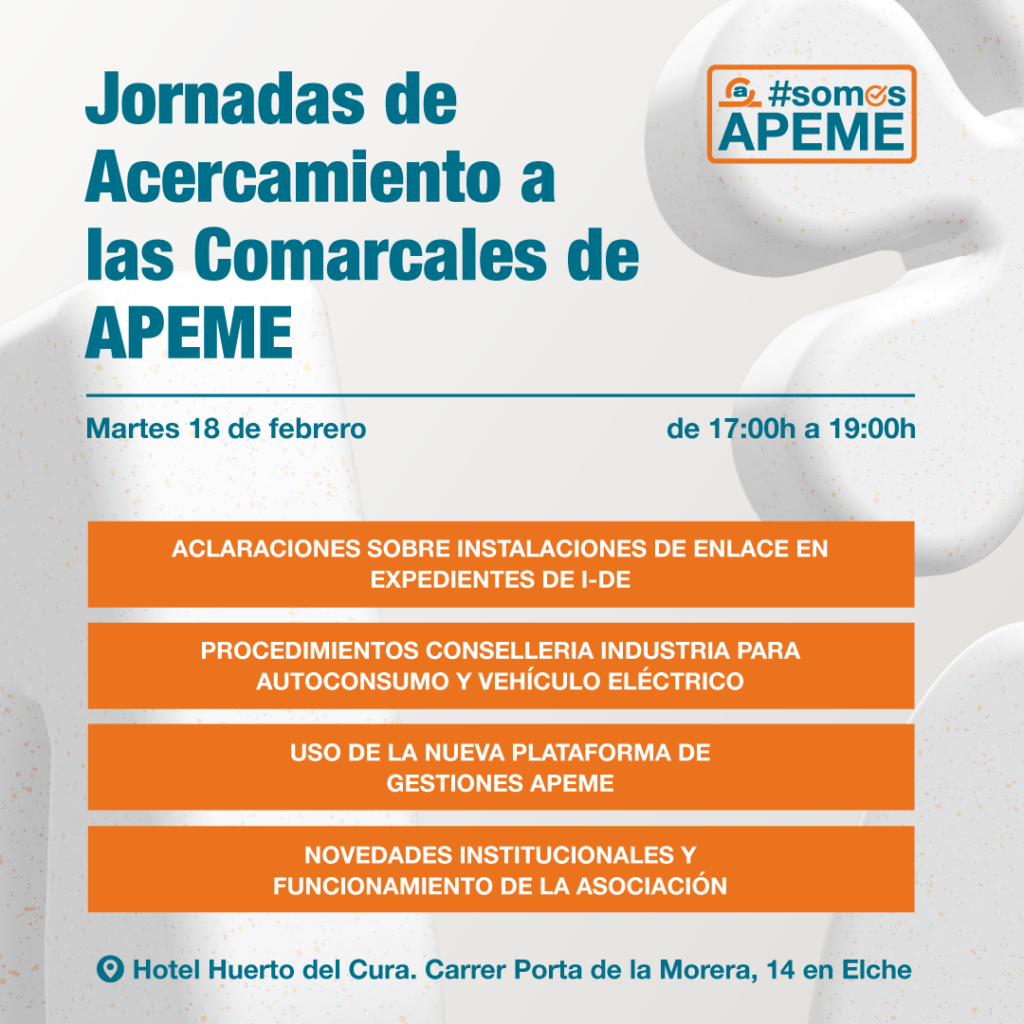 Jornadas de Acercamiento a las Comarcales de APEME – Elche