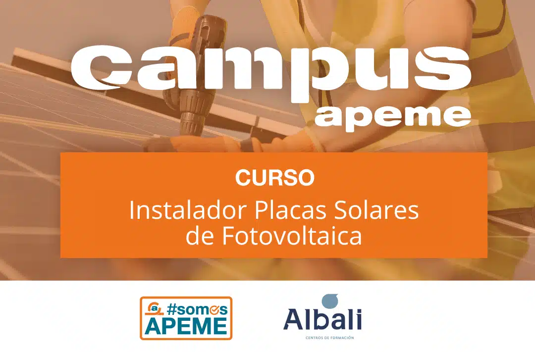 Curso Instalador Placas Solares Fotovoltaicas sin límite de potencia