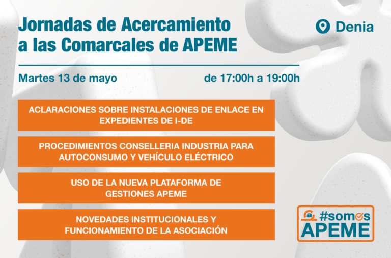 Jornadas de Acercamiento a las Comarcales de APEME – Denia