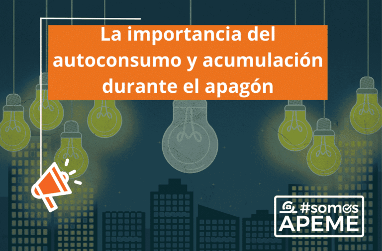 La importancia del autoconsumo y acumulación durante el apagón