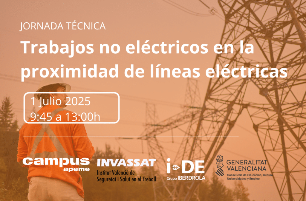 Trabajos no eléctricos en la proximidad de líneas eléctricas