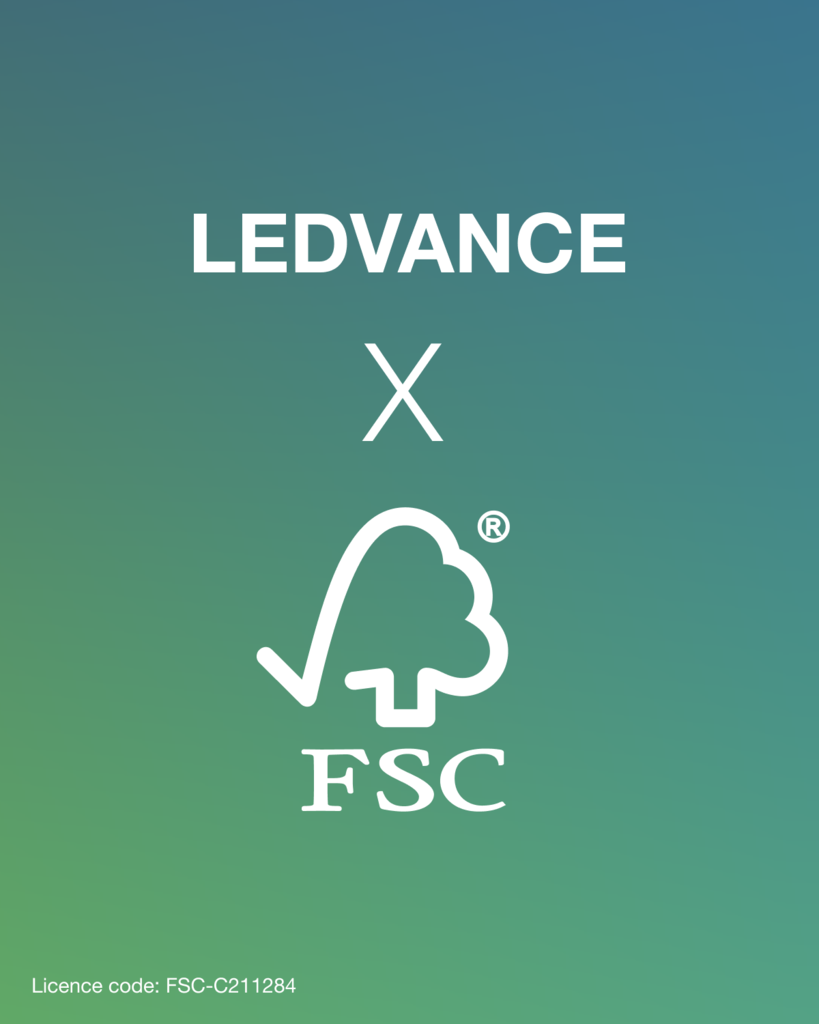LEDVANCE recibe la certificación FSC de gestión forestal responsable en Europa